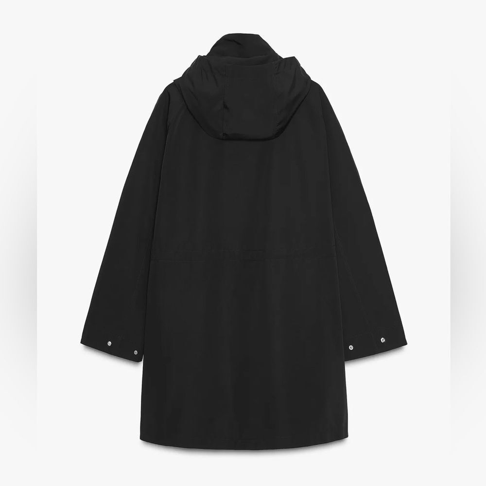 ZARA ADJUSTABLE WAIST HOODED PARKA - Picture 12 of 14